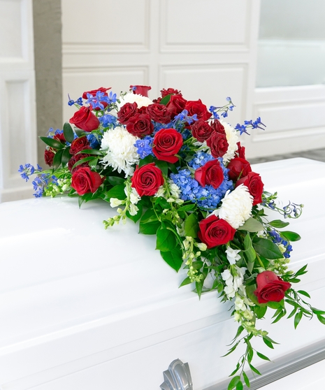 Patriotic Casket Spray