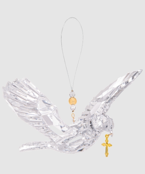 Cross Dove Ornament - Choose Your Style