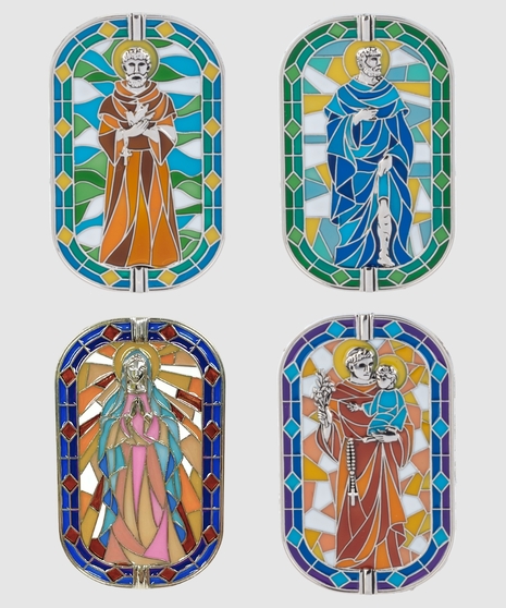 Patron Saint Visor Clips