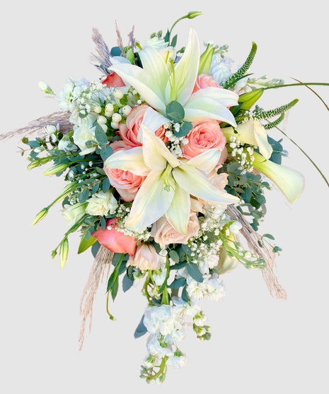 Peach Lily Cascade