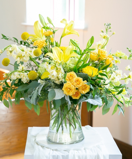 Golden Gathering Vase