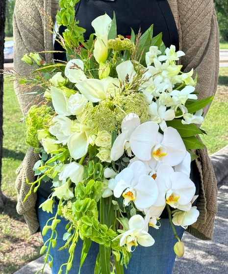 Cascading Orchid Elegance