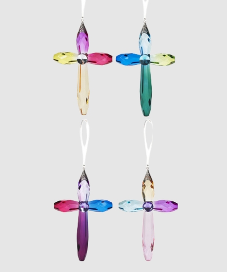 Multicolored Hanging Cross