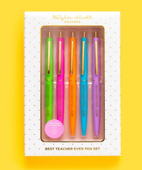 Best Teacher Ever Pen Set