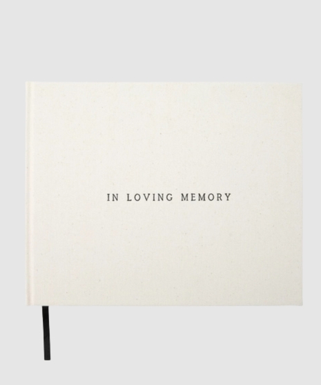 Modern Memorial Guest Book
