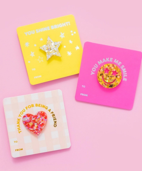 Confetti Pin Cards