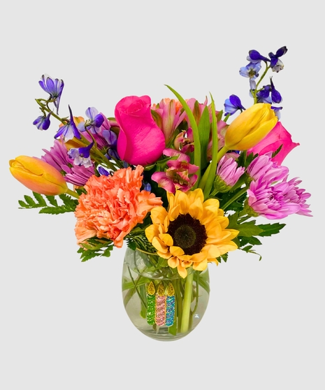 Sip & Sparkle Blooms - Keepsake Stemless Wine Glass