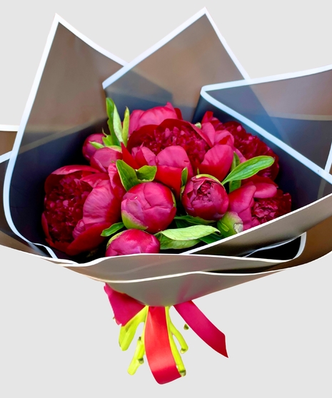Peony Bouquet - Wrapped Bouquet